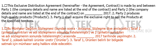 İngilizce - Türkçe çeviri - 306