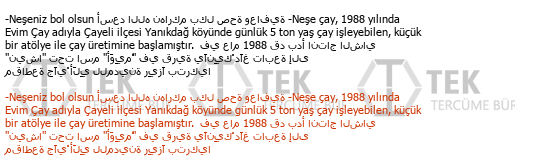 Türkçe - Arapça çeviri - 275