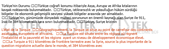 Türkçe - Fransızca çeviri - 260