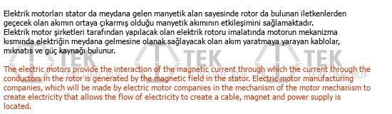 Türkçe - İngilizce çeviri - 255