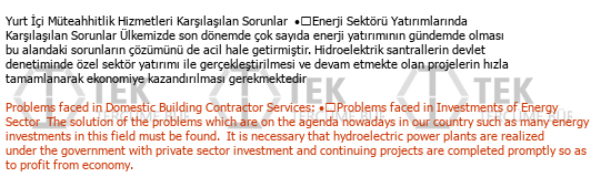 Türkçe - İngilizce çeviri - 38