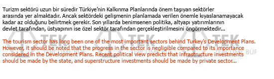 Türkçe - İngilizce çeviri - 5