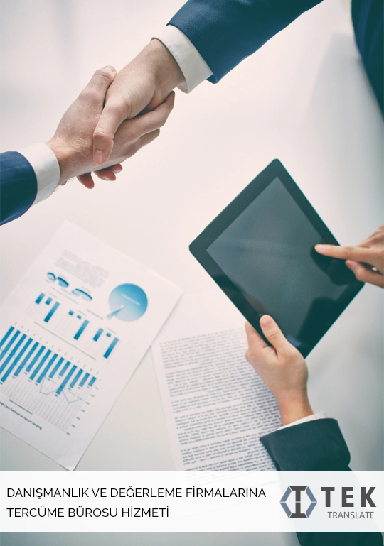 Danışmanlık ve değerleme şirketleri için finansal çeviri ve yerelleştirme