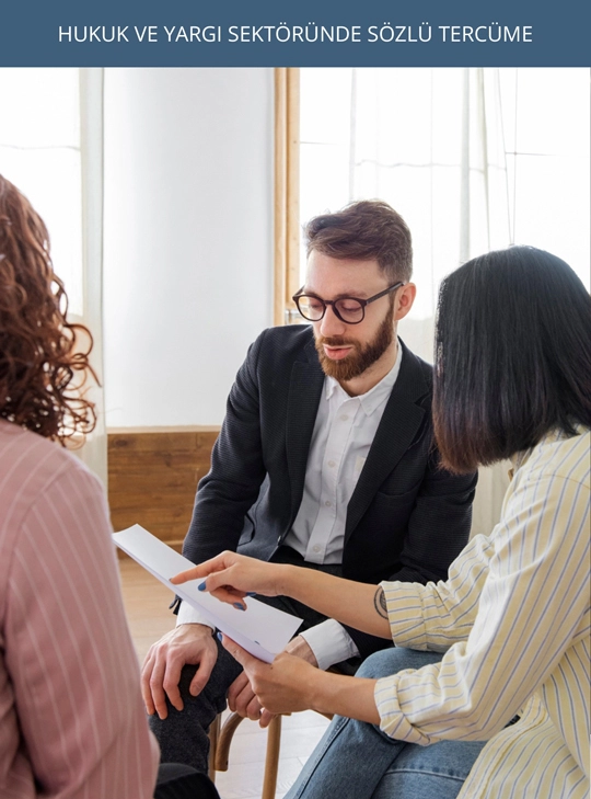 Hukuk ve yargı sektöründe sözlü çeviri